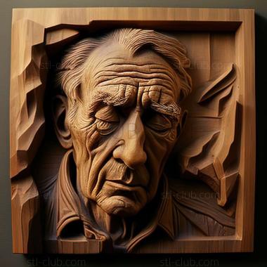 3D model Harry Slechberg American artist (STL)